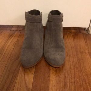 Gray size 9 booties